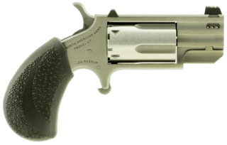 North American Arms Pug .22 Magnum Rimfire Revolver with Ported Barrel - 1" Heavy Barrel - Stainless - 5 Round